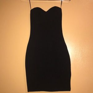 H&M Black Strapless Dress